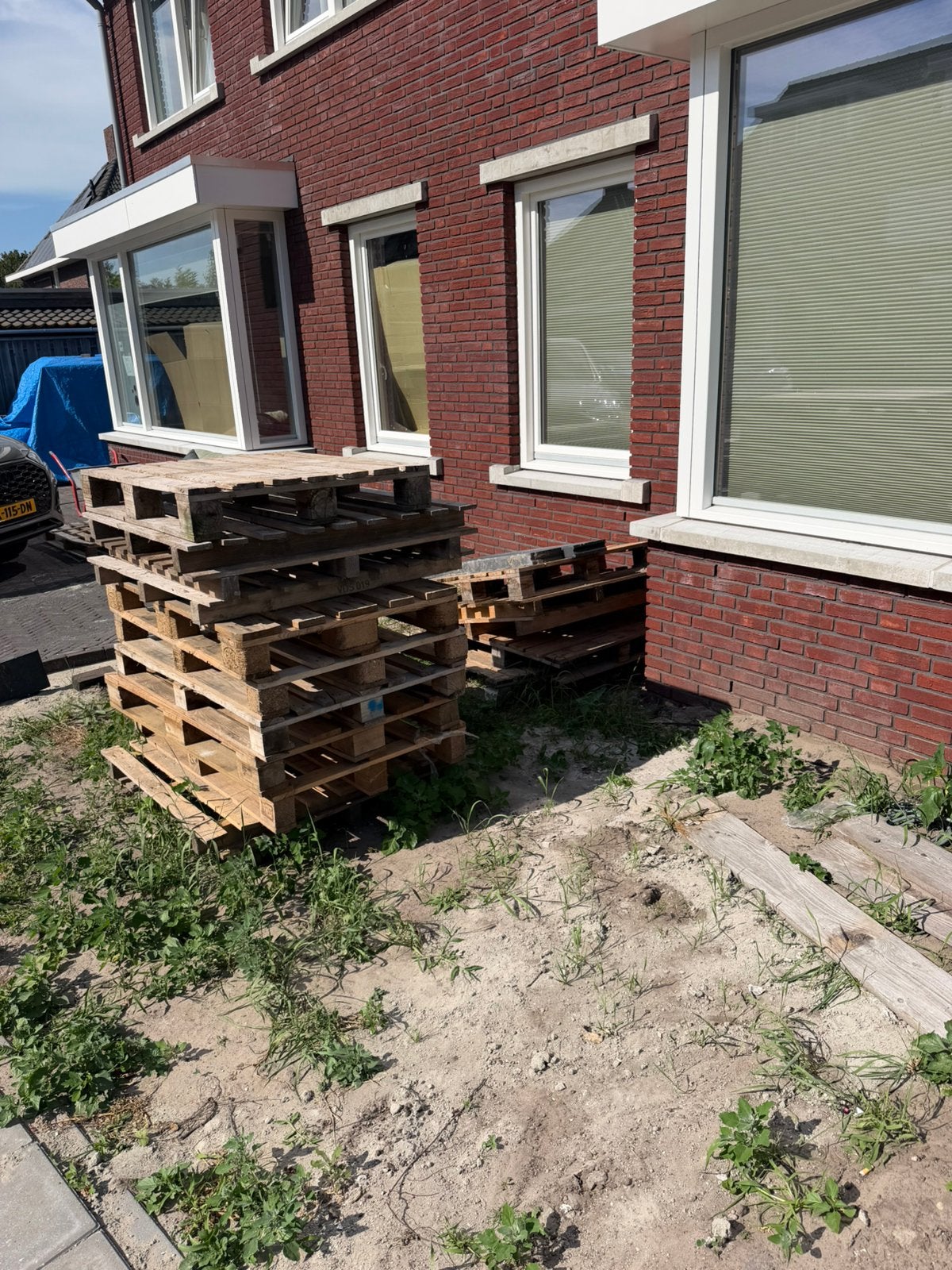 16 pallets incl. EURO, Doe-het-zelf en Verbouw, Hout en Planken, Ophalen, Gebruikt, Pallet, Minder dan 200 cm