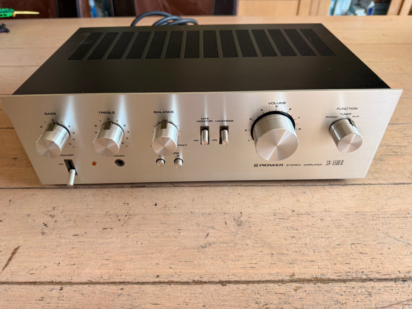 Pioneer sa-5500 ll amplifier zie foto’s, Ophalen of Verzenden, Zo goed als nieuw, Pioneer, Minder dan 60 watt
