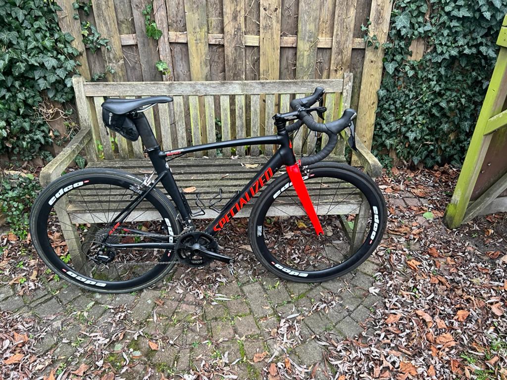 Specialized racefiets - Aluminum/Carbon - Edco wielen, 28 inch, Gebruikt, Carbon, 10 tot 15 versnellingen