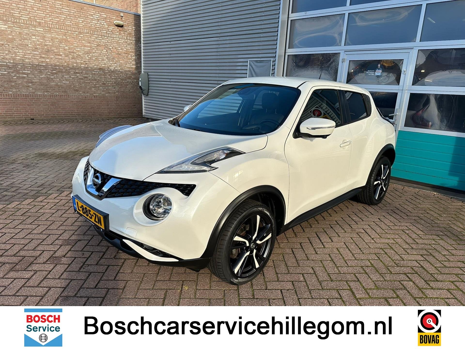 NISSAN Juke 1.2 DIG-T S&S 115pk 2WD N-Connecta, Auto's, Nissan, 639 kg, Stof, 116 pk, Wit