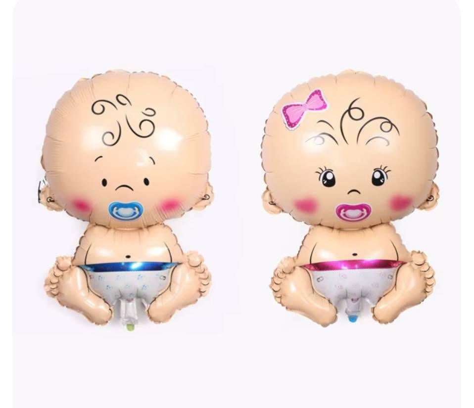ballonen kraamfeest / gender reveal party, Ophalen of Verzenden, Nieuw, Feestartikel, Geboorte of Huwelijk