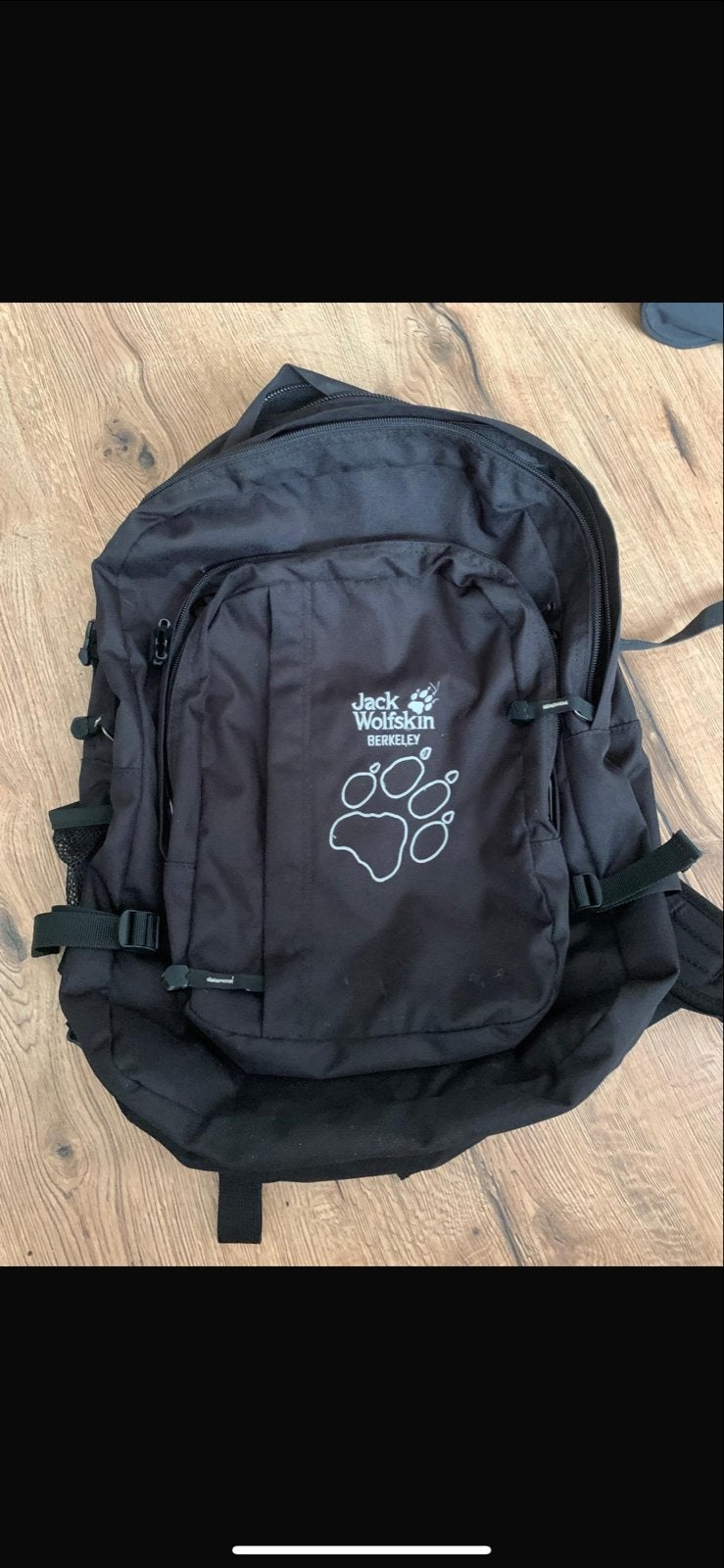 Jack Wolfskin Berkeley Rugzak - Zwart, Ophalen of Verzenden, Gebruikt, 25 tot 40 cm, Overige merken