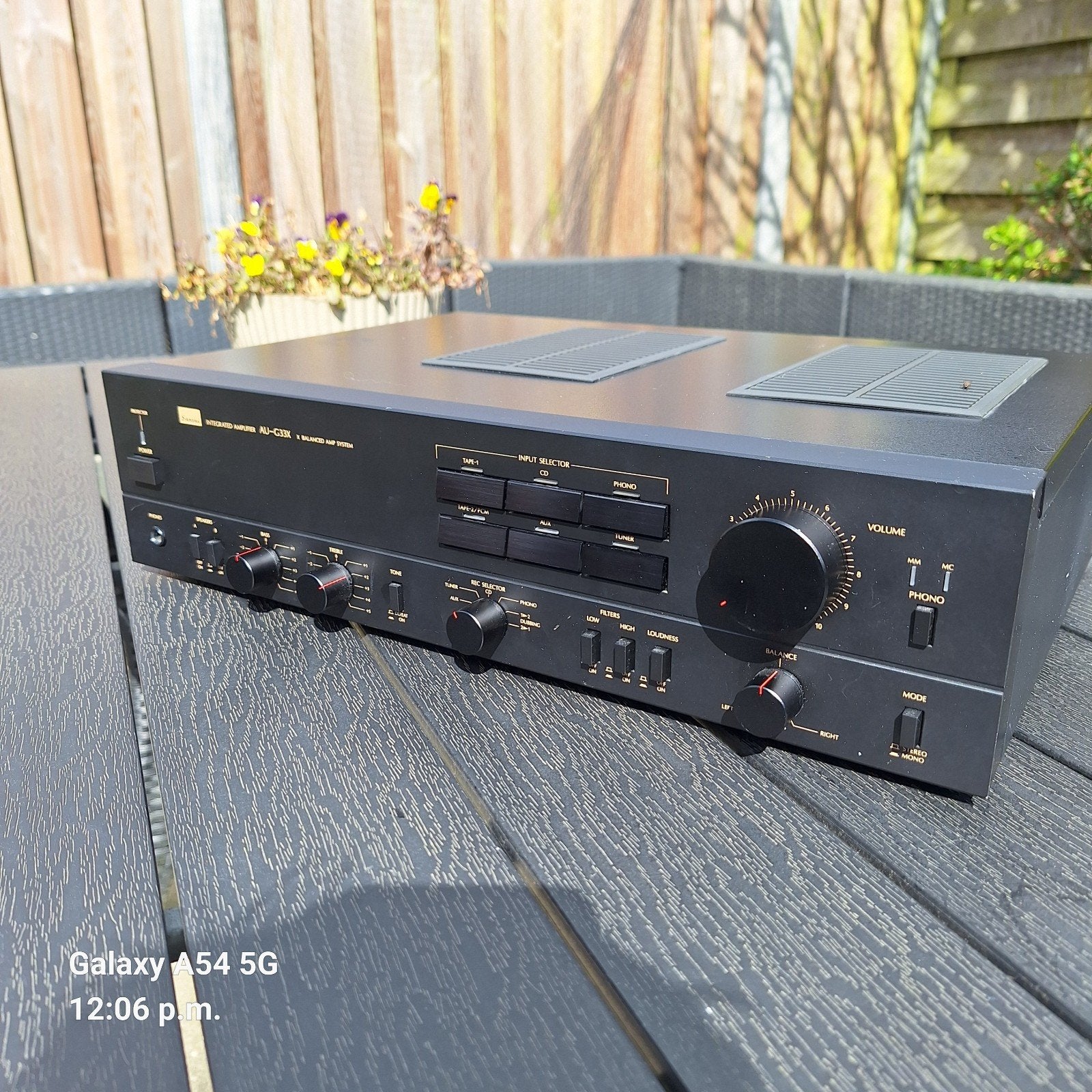 Sansui AU-G33X Geïntegreerde Versterker, Overige merken, Gebruikt, Ophalen of Verzenden, 60 tot 120 watt