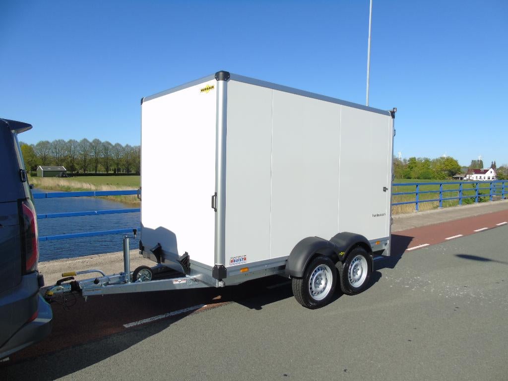Humbaur HK253218-20PF30 tandemas gesloten Buist voorraad, Auto diversen, Ophalen of Verzenden, Nieuw