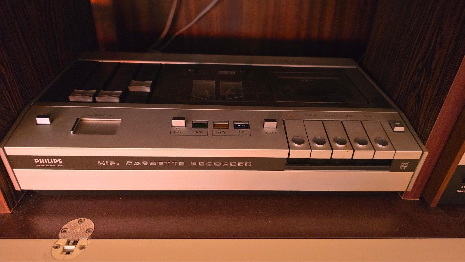 Philips Stereo N2510 HiFi Cassette Recorder, Ophalen of Verzenden