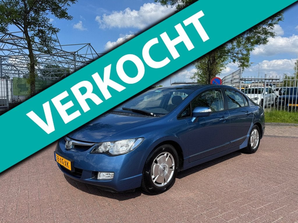 Honda Civic 1.3 Hybrid export prijs, Stoelverwarming, Gebruikt, Blauw, Origineel Nederlands
