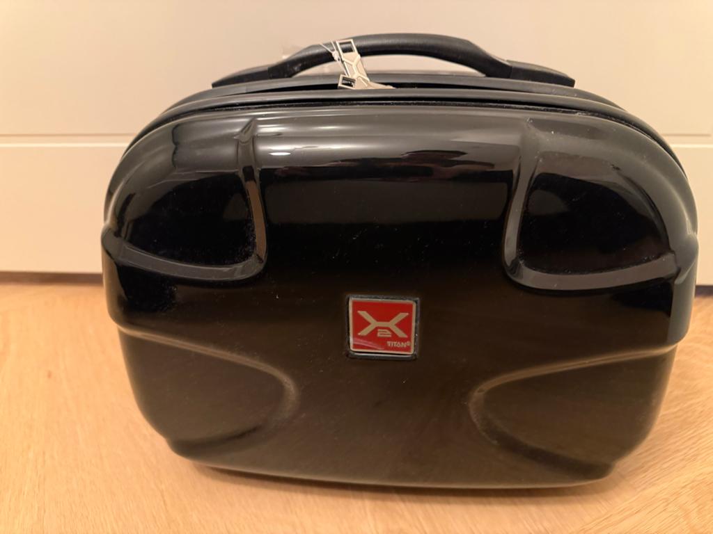 Titan X2 Hardcase Beautycase Koffer Zwart, Zwart, Nieuw, Ophalen of Verzenden, Met spiegeltje(s)