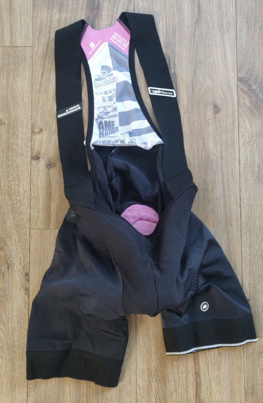 Fietsbroek Bib short Assos T Cento S small, S, Gebruikt, Heren, Ophalen of Verzenden