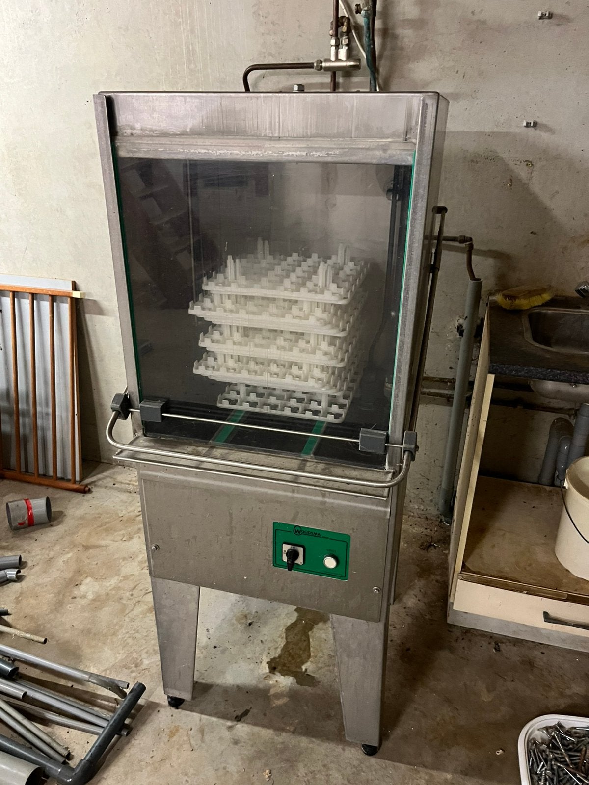 Kip Eieren wasmachine RVS, Meerdere dieren, Kip