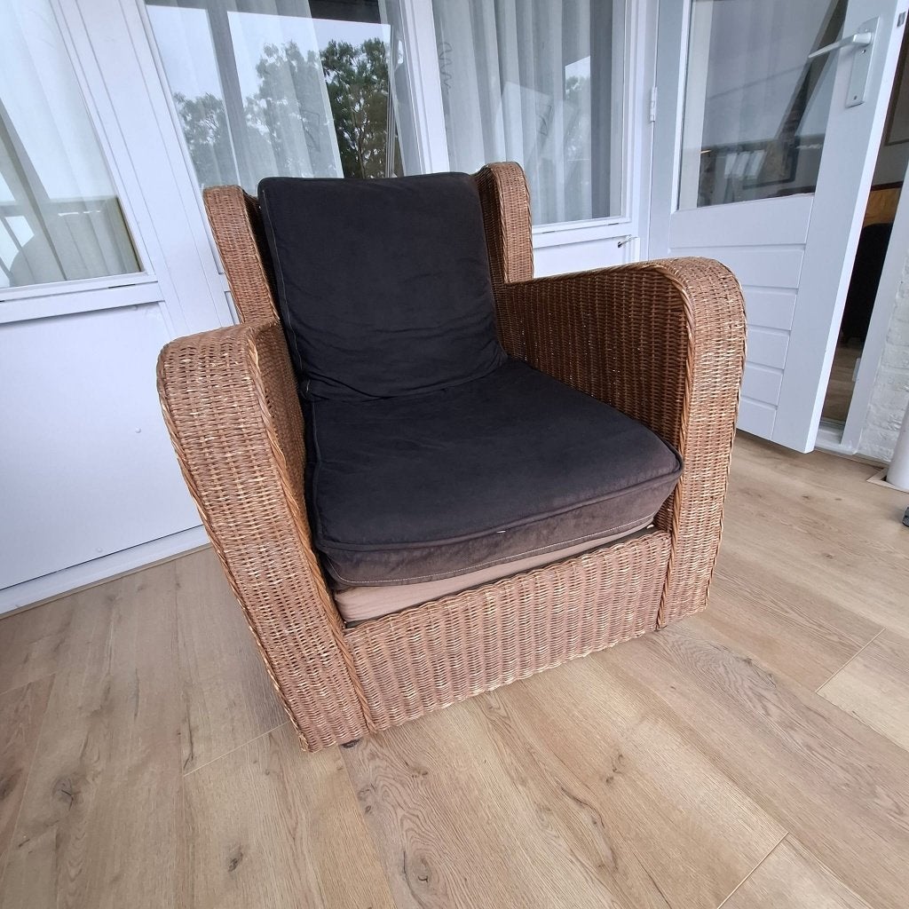 rotan stoelen Jan de Bouvrie, Ophalen, Zie foto, Gebruikt, Twee