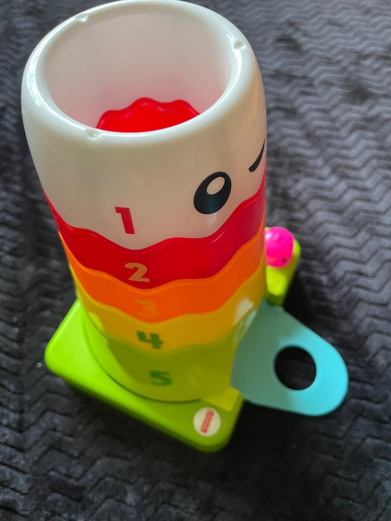 fisher price stapeltoren met geluid, Ophalen, Zo goed als nieuw, Speelset, Met geluid