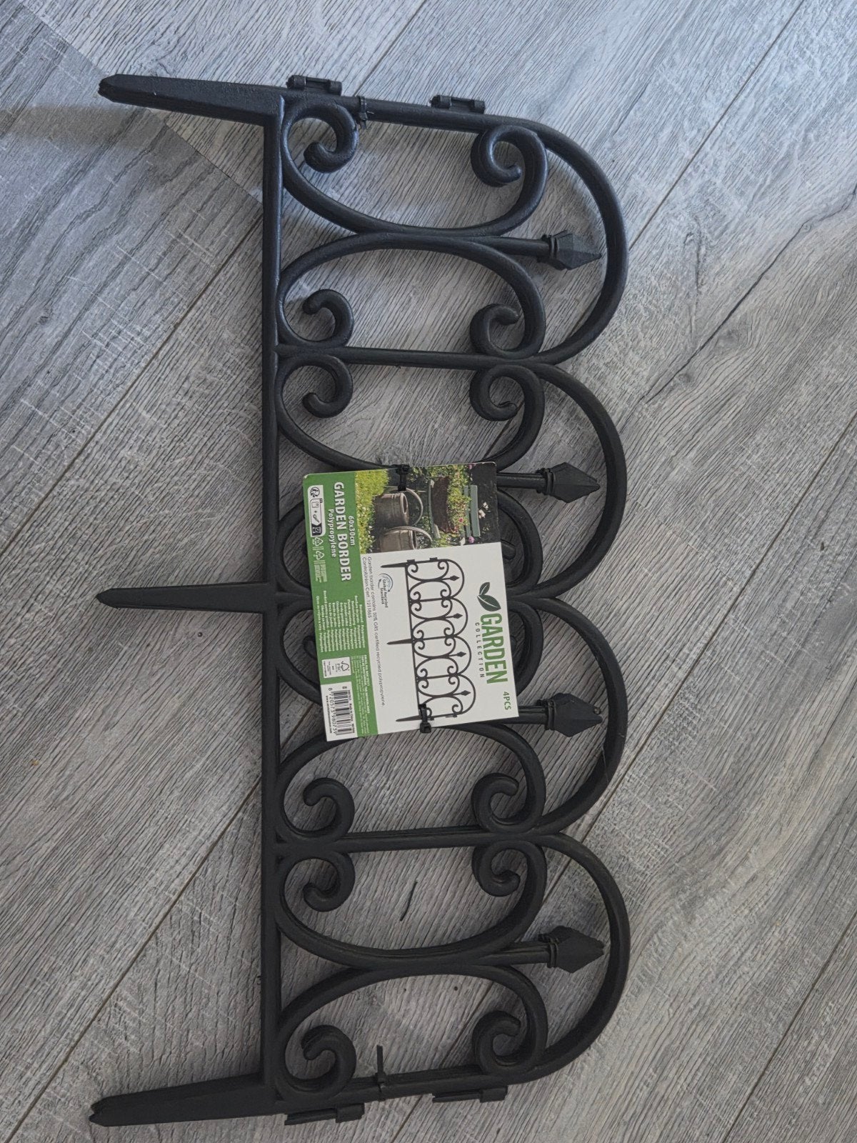 Tuinrand hard plastic - 12 bundels (48 hekjes), Tuin en Terras, Ophalen, Nieuw, Kunststof, Tuinhek