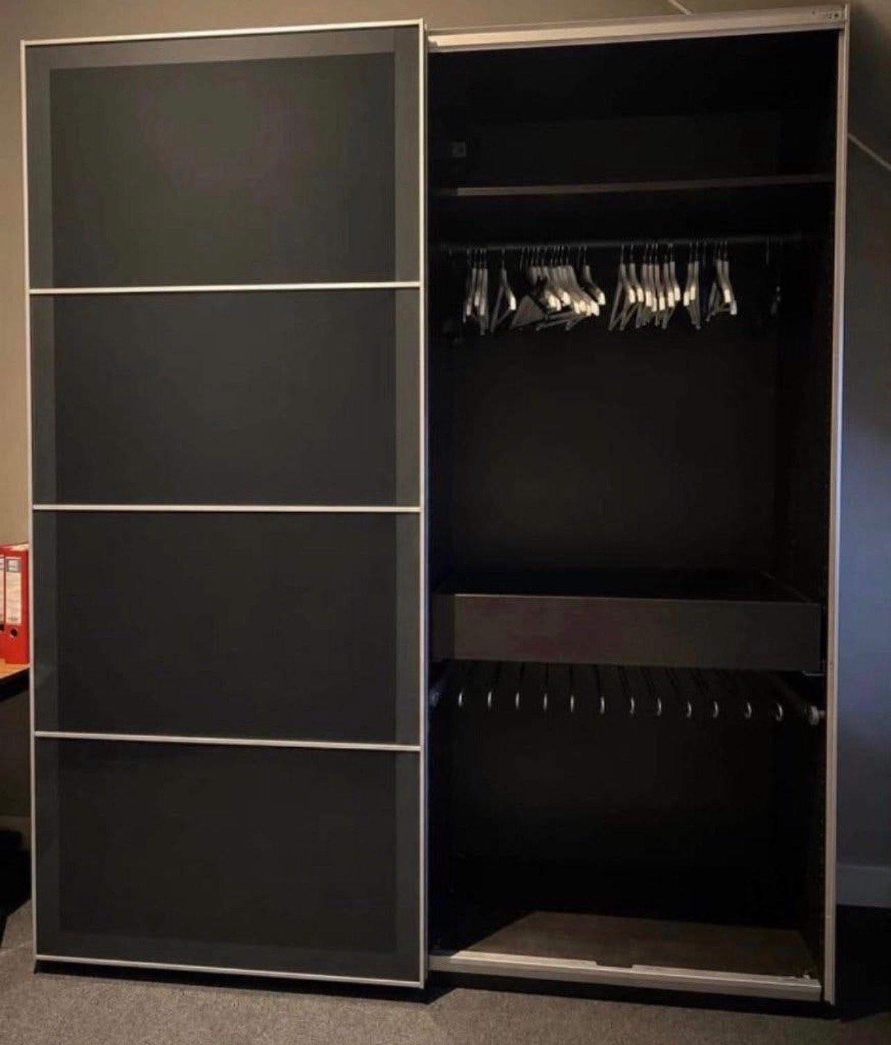 PAX kast 200x58x236 met schuifdeuren - ook in delen te koop, Gebruikt, 200 cm of meer, 150 tot 200 cm, Ophalen of Verzenden