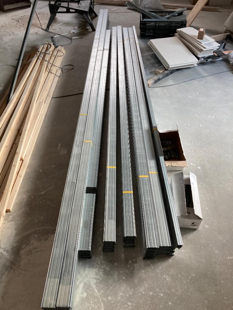 20x C60/27 Metalstud plafondprofiel lengte 4000 mm / 4 meter, Ophalen, 250 mm of meer, Overige typen, Nieuw
