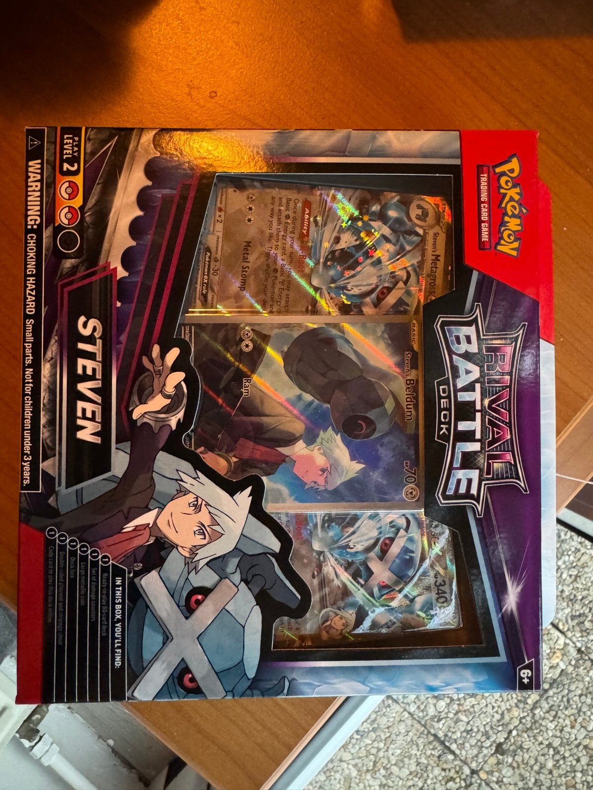 Pokemon Rival Battle Deck Steven - Nieuw, Ophalen of Verzenden, Nieuw, Speeldeck