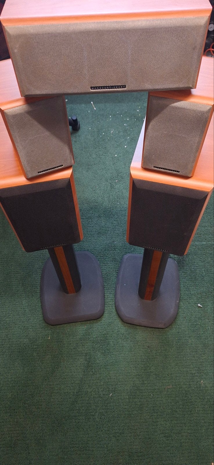 Marantz Mordaunt Short MS902S Speakerset met stands en cente, Audio, Tv en Foto, Ophalen, Gebruikt, Speakerset, Geschikt voor surround/home cinema