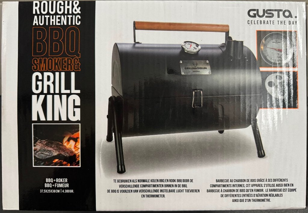 GUSTA BBQ Smoker & Grill (Nieuw), Tuin en Terras, Ophalen of Verzenden, Nieuw, Gusta Grillin&Chillin