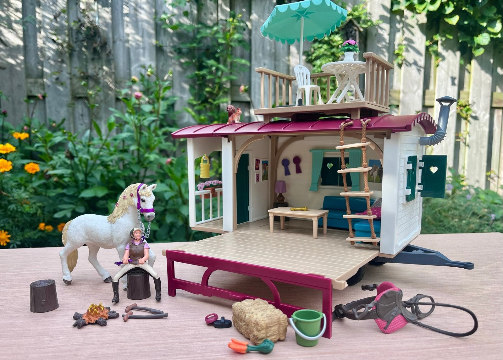 42415 Schleich Caravan, Ophalen of Verzenden, Zo goed als nieuw, Meisje