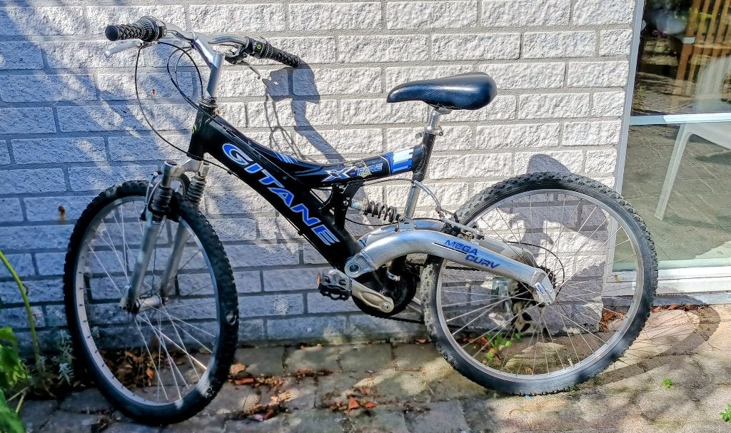 26 inch MTB, Gebruikt, Velgrem, Dames, Ophalen