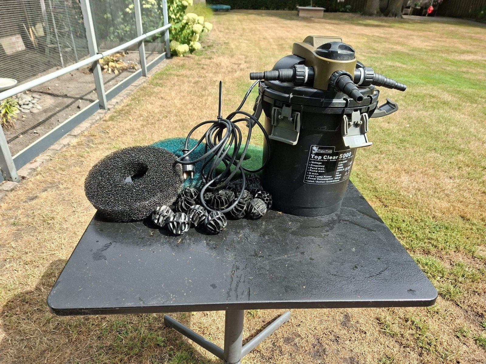 Superfish top clear 5000 drukfilter, Tuin en Terras, Vijver-toebehoren, Ophalen, Gebruikt, Vijverfilter