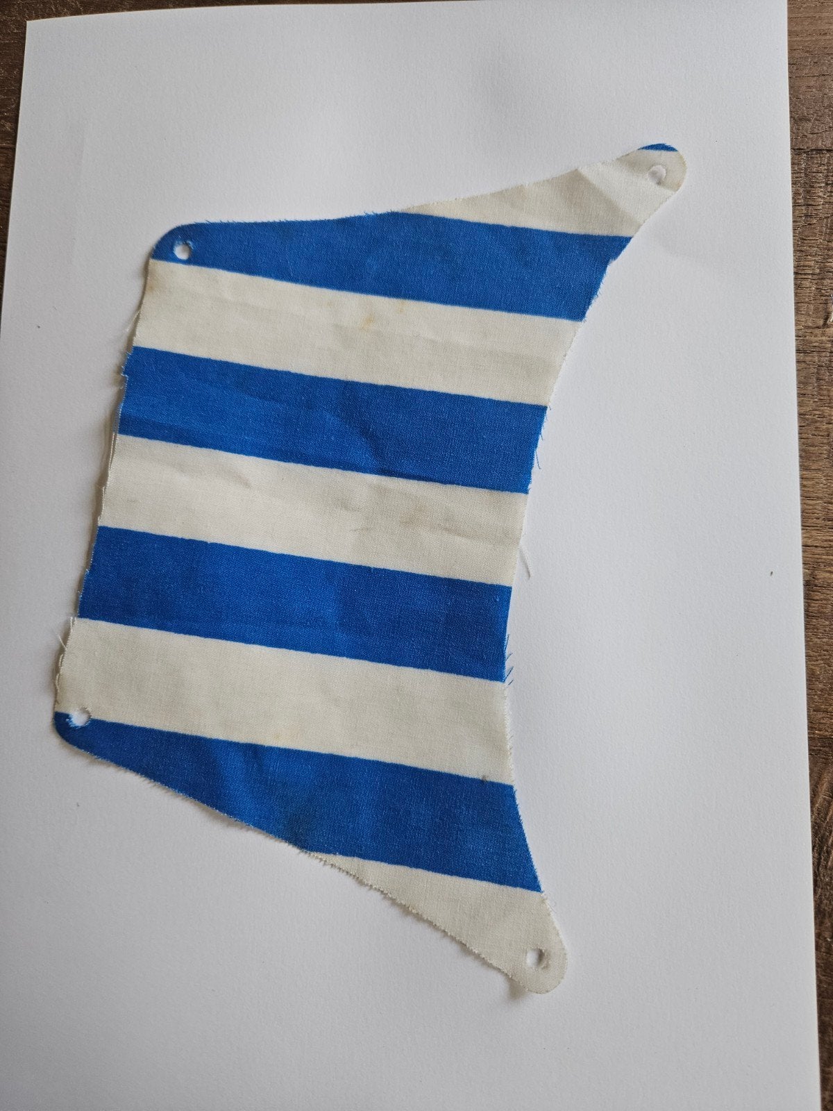 Lego Piraten Zeil Blauw Wit Gestreept, Gebruikt, Lego, Accessoire, Pirates