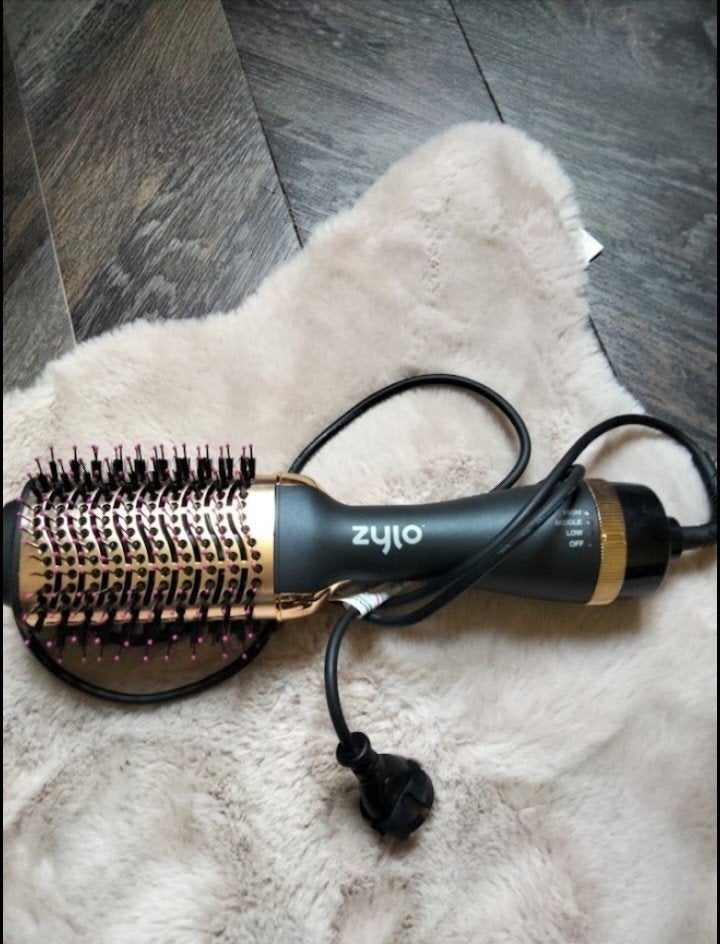 Zylo Föhn Borstel - Haarstyling Tool, Ophalen of Verzenden, Zo goed als nieuw, Föhn of Haardroger