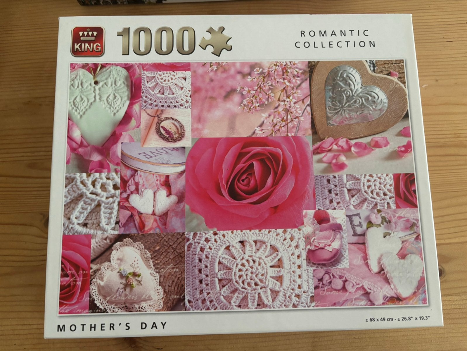 King puzzel 1000stukjew, Hobby en Vrije tijd, Denksport en Puzzels, Ophalen, 500 t/m 1500 stukjes, Zo goed als nieuw, Legpuzzel