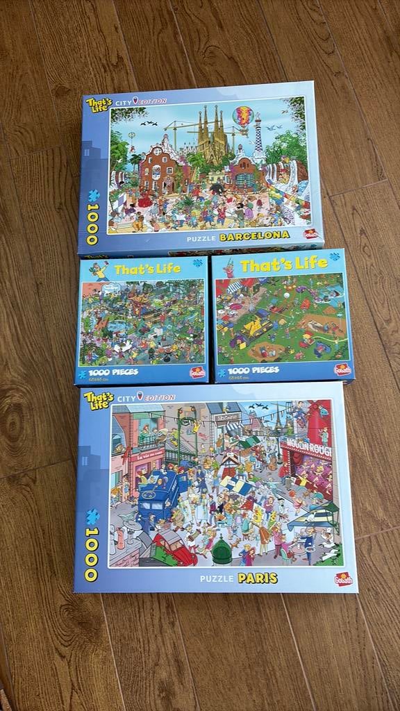 4 puzzels That’s life prijs per stuk, Ophalen of Verzenden, 500 t/m 1500 stukjes, Zo goed als nieuw