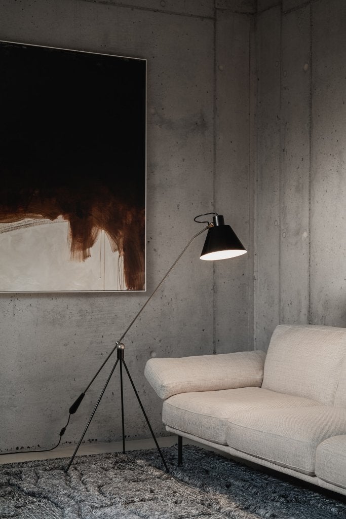 Magneto vloerlamp | Henk Fillekes 1954 | Pastoe, Huis en Inrichting, Lampen | Vloerlampen, Ophalen, Pastoe, Nieuw, E27 (groot)