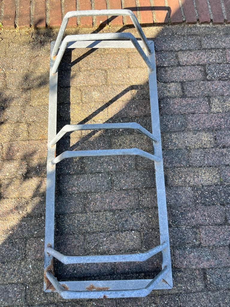 Gegalvaniseerd fietsenrek voor 3 fietsen, Ophalen of Verzenden, Gebruikt