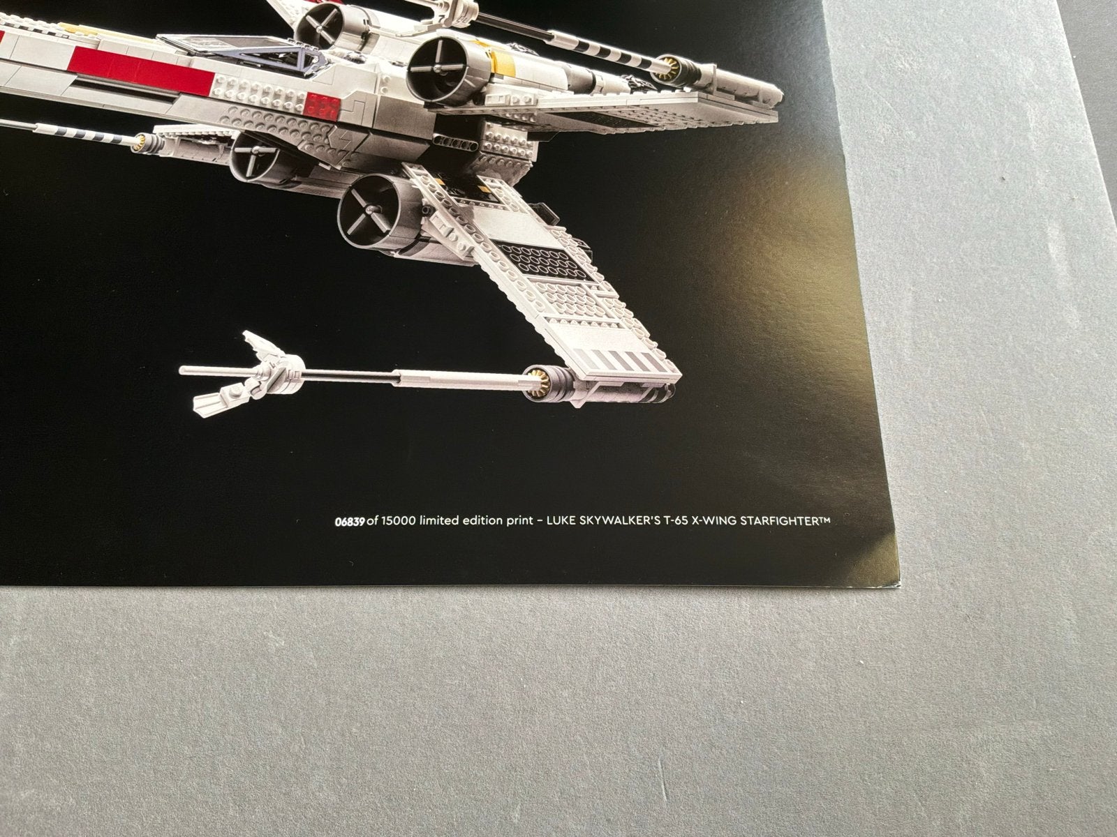 Lego Star Wars T-65 X-wing Starfighter Limited Edition Print, Star Wars, Lego, Overige typen, Nieuw