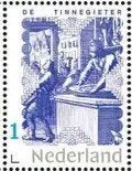 Nederland kaderzegel T Oude ambacht - De Tinnegieter, Verzenden, Postfris