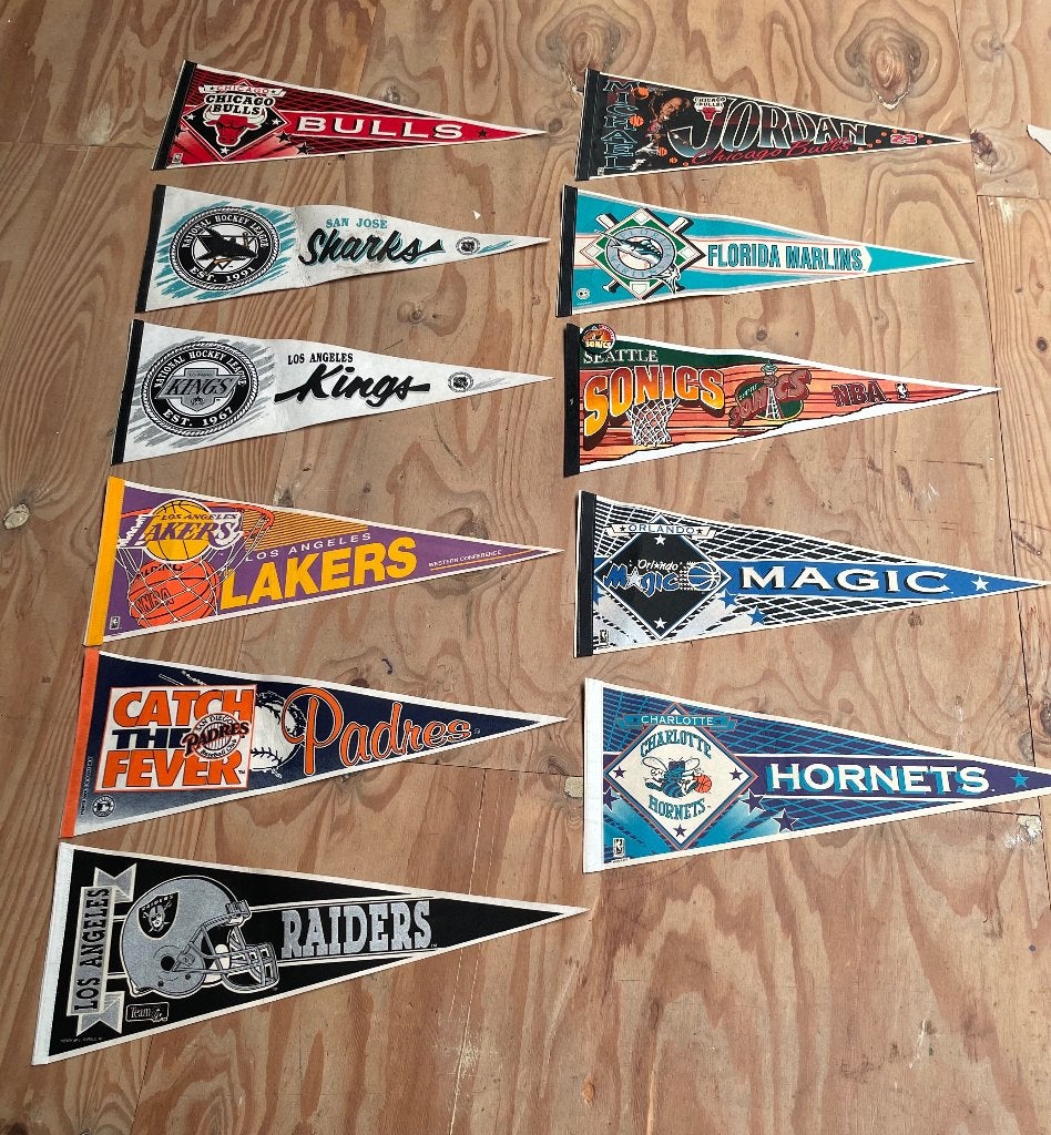 NBA/NFL vaantjes, Ophalen, Gebruikt, Buitenlandse clubs, Poster, Plaatje of Sticker