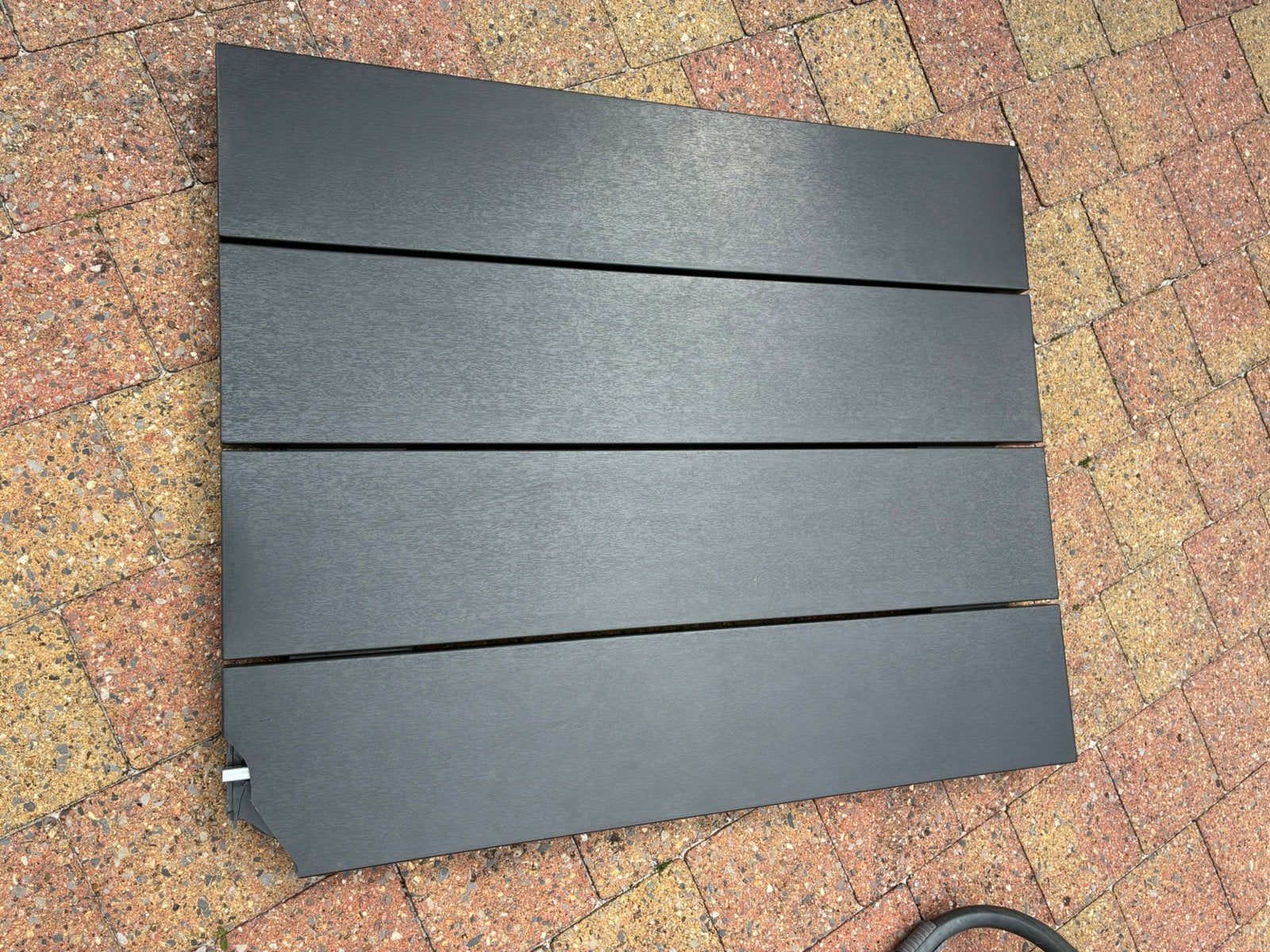 GEZOCHT Nardin uitschuifbaar stuk van de tuintafel, Ophalen, Gebruikt, Rechthoekig, Kunststof