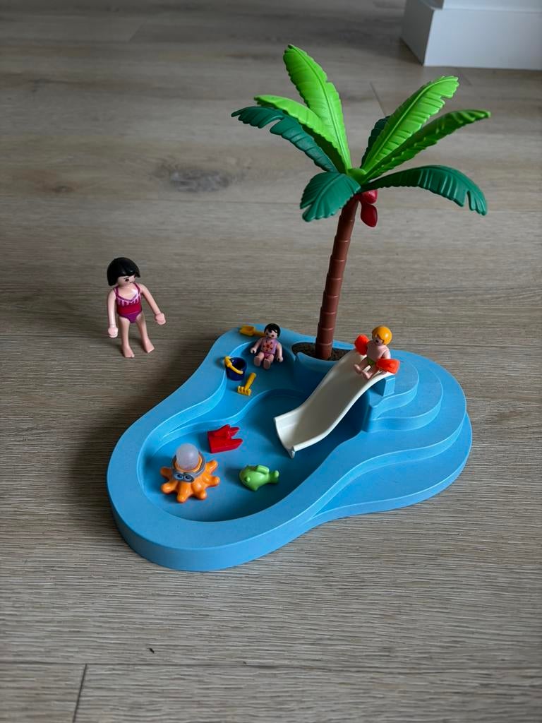 Playmobil kimderbad met glijbaan, Ophalen of Verzenden, Zo goed als nieuw