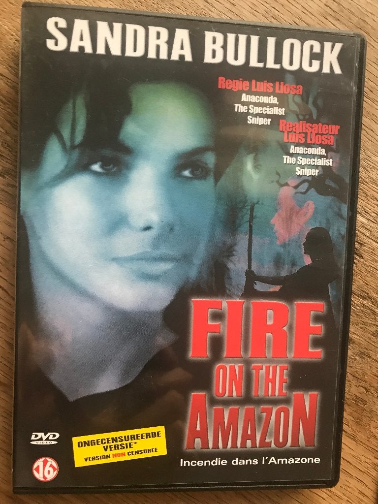 Fire on the Amazon (DVD) - Sandra Bullock, Engels, Vanaf 16 jaar, Nederlands, Actie