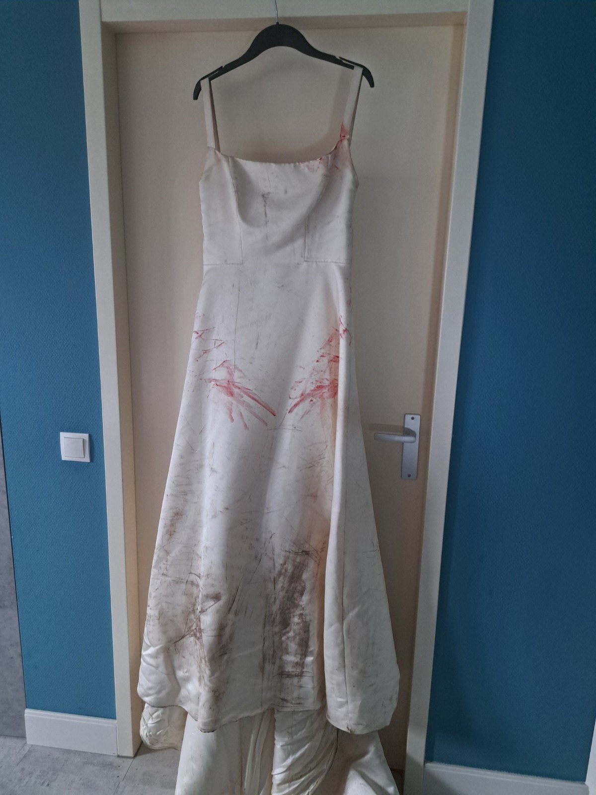 Pronovias Trouwjurk, maat 38 - Perfect voor Halloween!, Ophalen, Trouwjurk, Wit, Pronovias