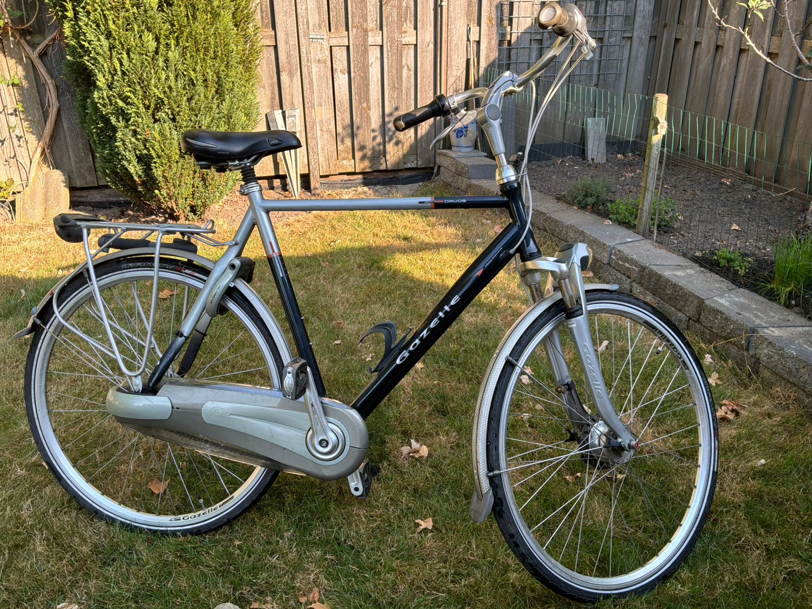 Gazelle herenfiets, Fietsen en Brommers, Fietsen | Heren | Herenfietsen, Ophalen, Gebruikt, Versnellingen, 57 tot 61 cm