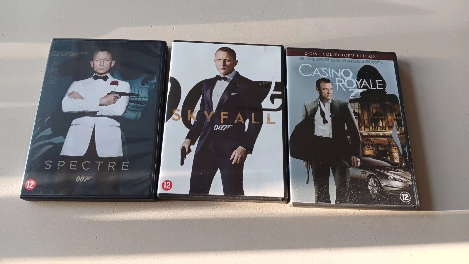 3 x James Bond, Cd's en Dvd's, Dvd's | Actie, Vanaf 12 jaar, Ophalen of Verzenden, Zo goed als nieuw