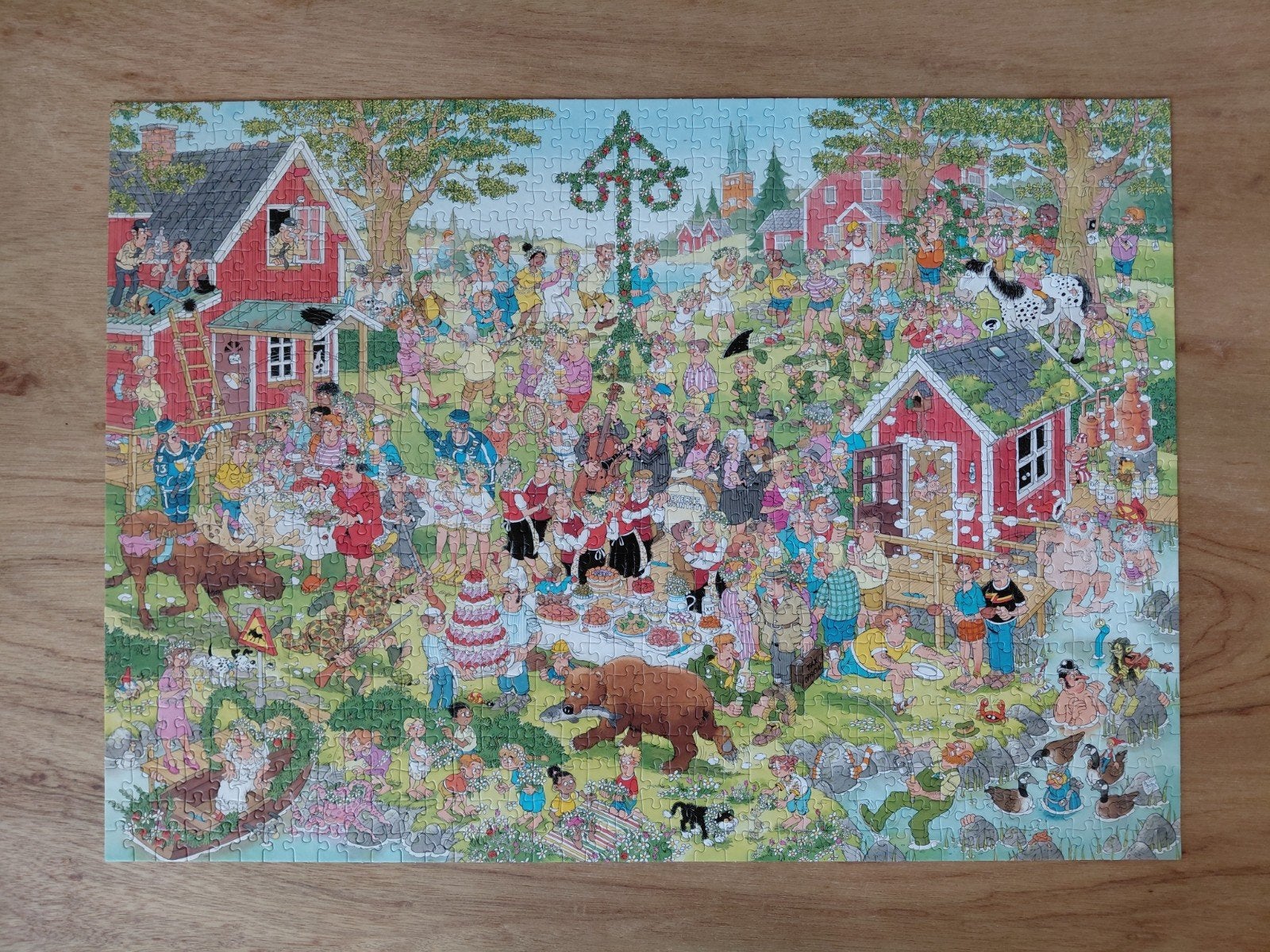 Jan van Haasteren puzzel  Midzomerfeest, Ophalen, 500 t/m 1500 stukjes, Zo goed als nieuw