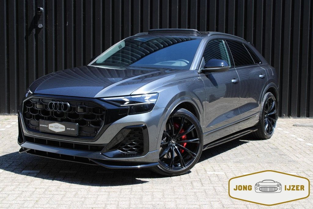 Audi Q8 60 TFSI e ABT PANO RS SEAT LUCHTV HUD B&O TREKHAAK, Auto's, Automaat, Stof, Gebruikt, 2995 cc