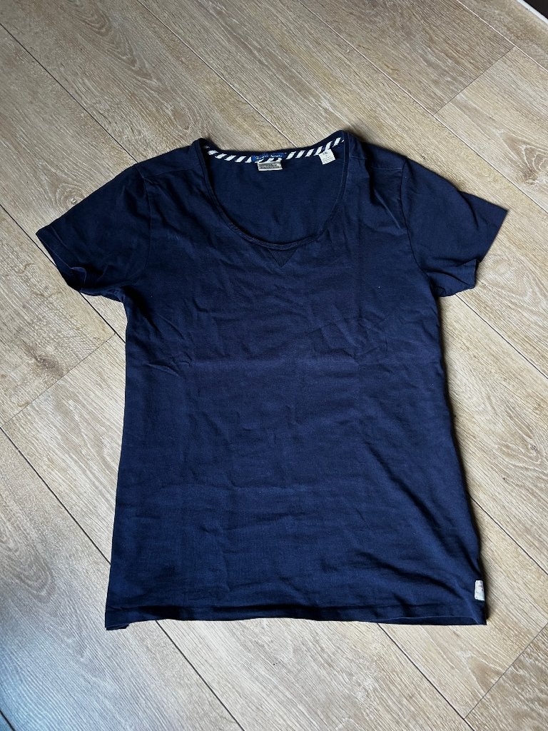 T-shirt Scotch & Soda, maat S, blauw / navy, Kleding | Heren, T-shirts, Blauw, Ophalen of Verzenden, Gedragen, Scotch & Soda