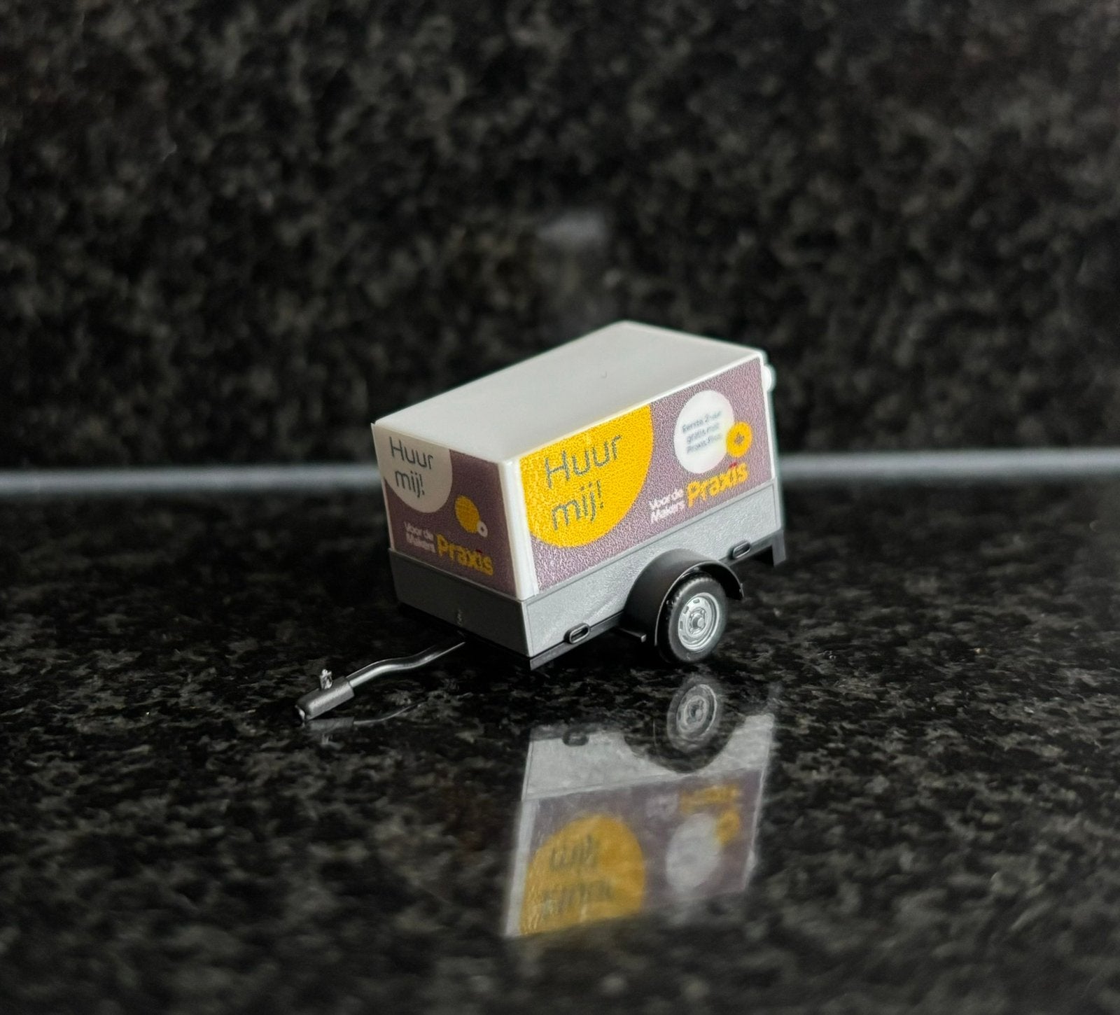 Decals transfer set Praxis aanhanger aanhangwagen verhuur H0, Verzenden, Nieuw