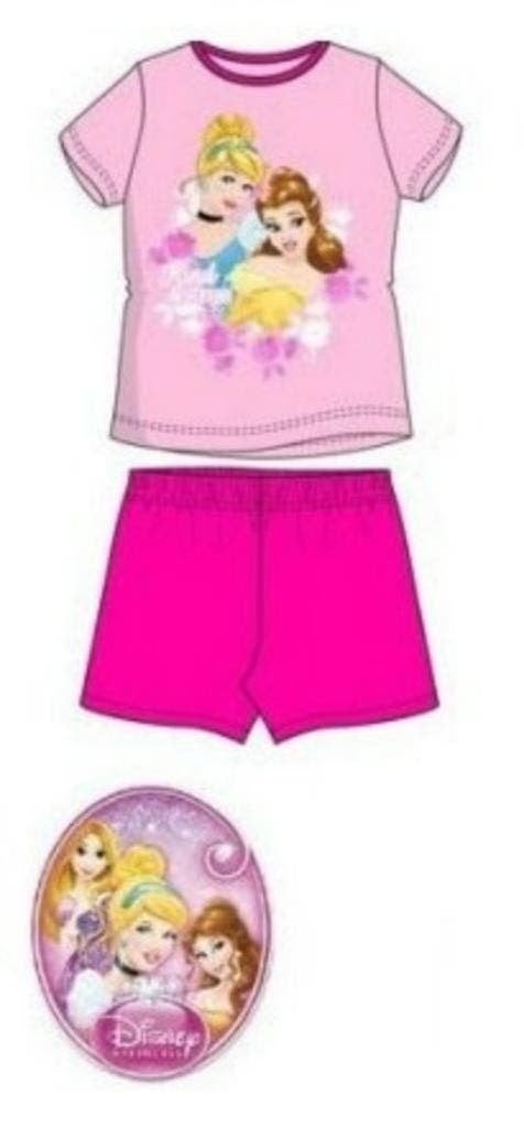 Disney Princess Shortama Katoen Mt 98 - Van 14,95 voor 9,95, Nacht- of Onderkleding, Meisje, Nieuw, Ophalen of Verzenden