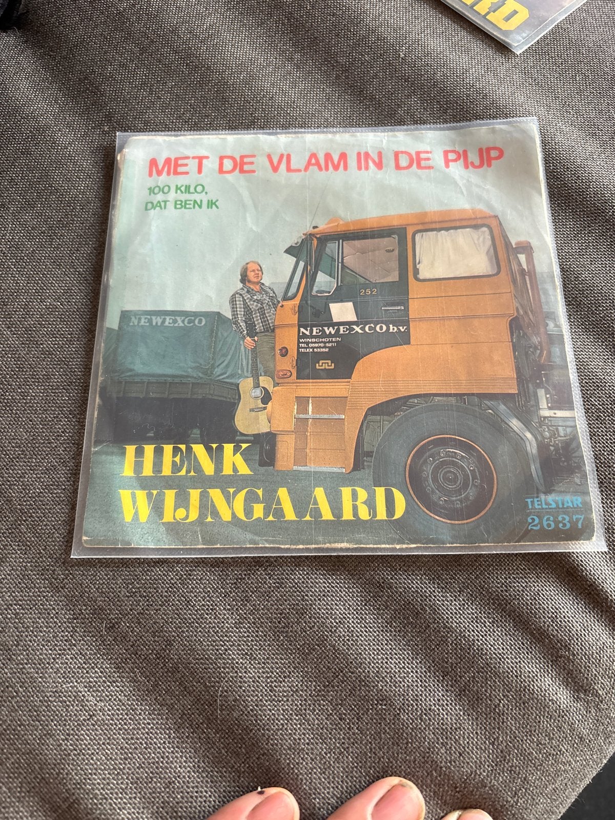 Henk Wijngaard - Met de Vlam in de Pijp (Vinyl Single), Gebruikt, 7 inch, Ophalen of Verzenden, EP