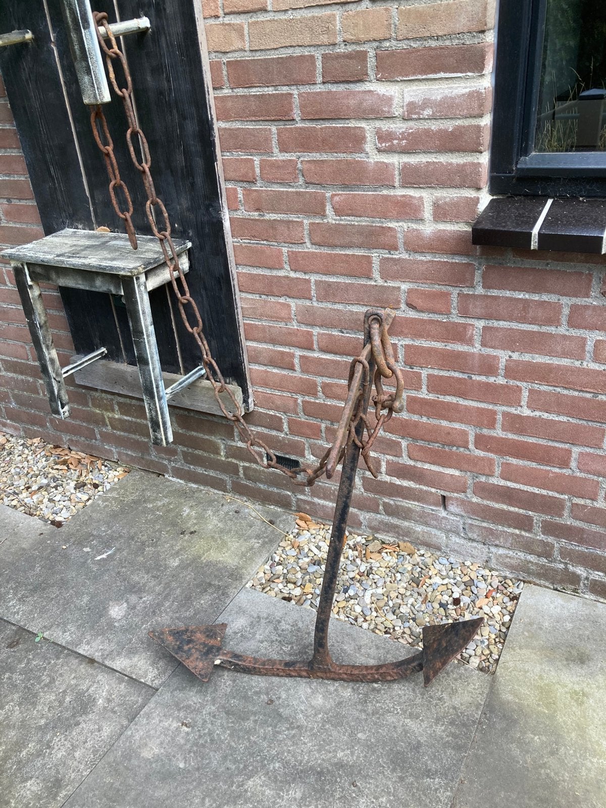 ️ Anker van zwaar ijzer, Ophalen, Gebruikt