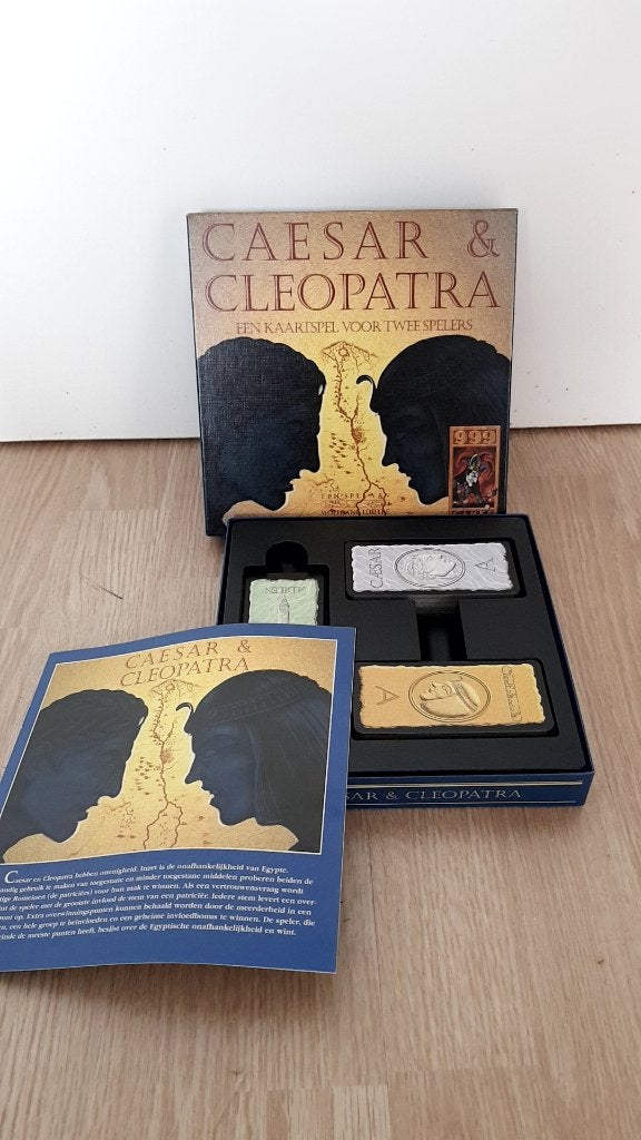 Caesar & Cleopatra kaartspel, Een of twee spelers, Ophalen of Verzenden, Zo goed als nieuw, 999 Games