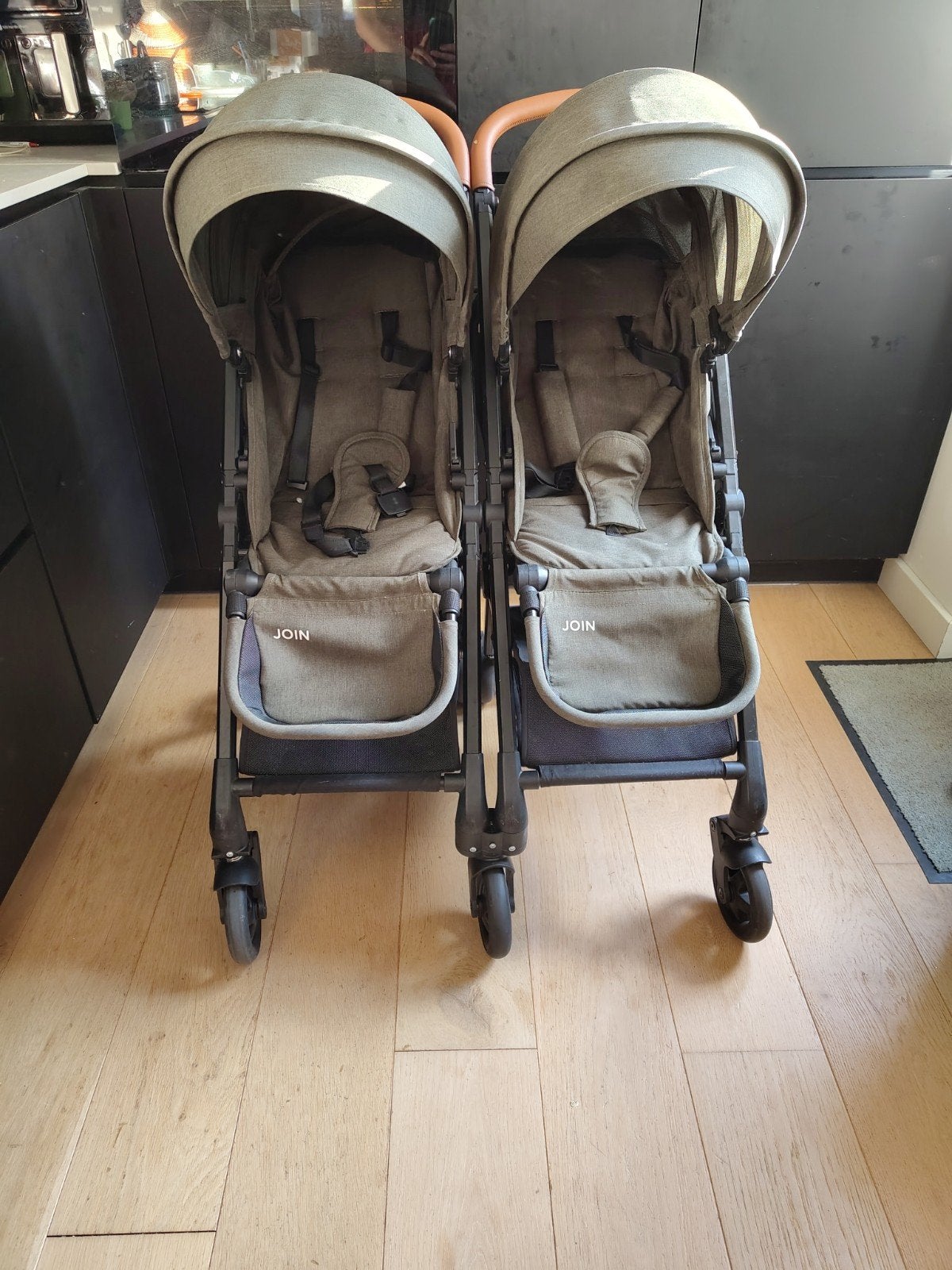 Puck Join duo buggy, ook los te koppelen, Kinderen en Baby's, Ophalen, Gebruikt, Kinderwagen of Buggy