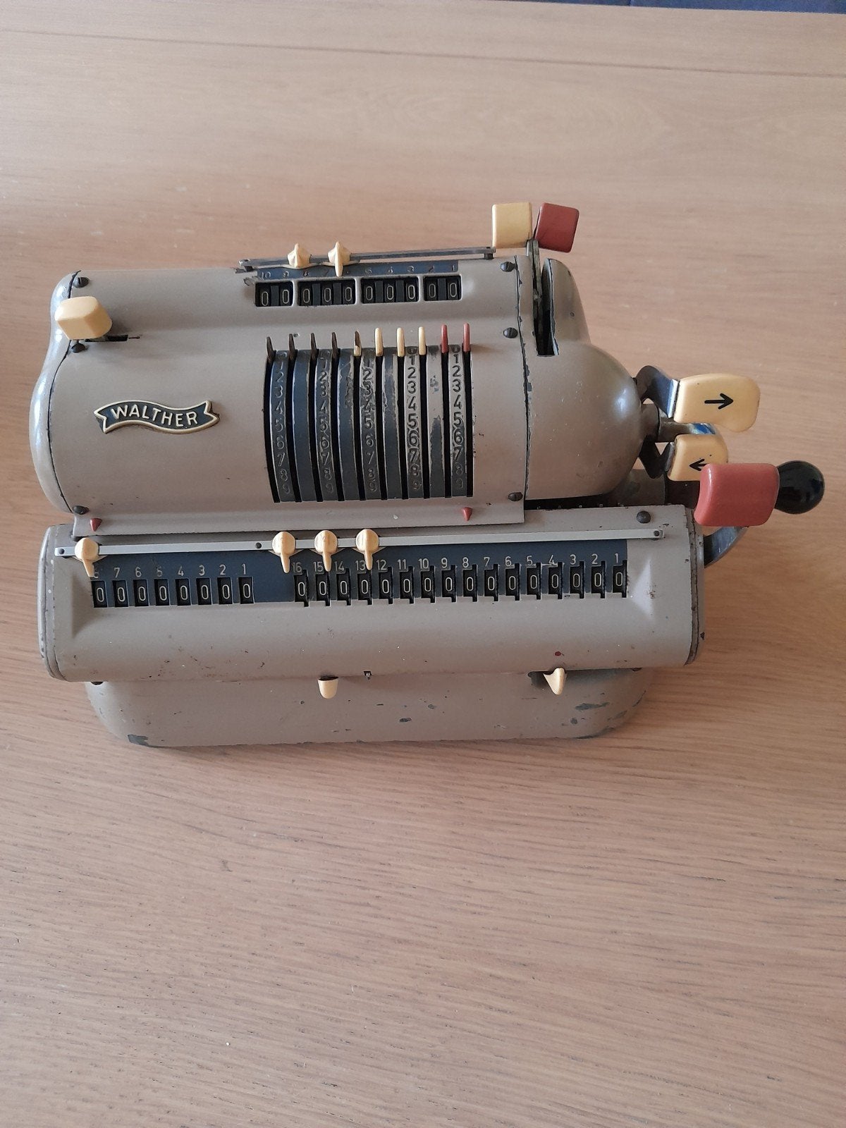 telmachine jaren 50 rekenmachine, Antiek en Kunst, Ophalen