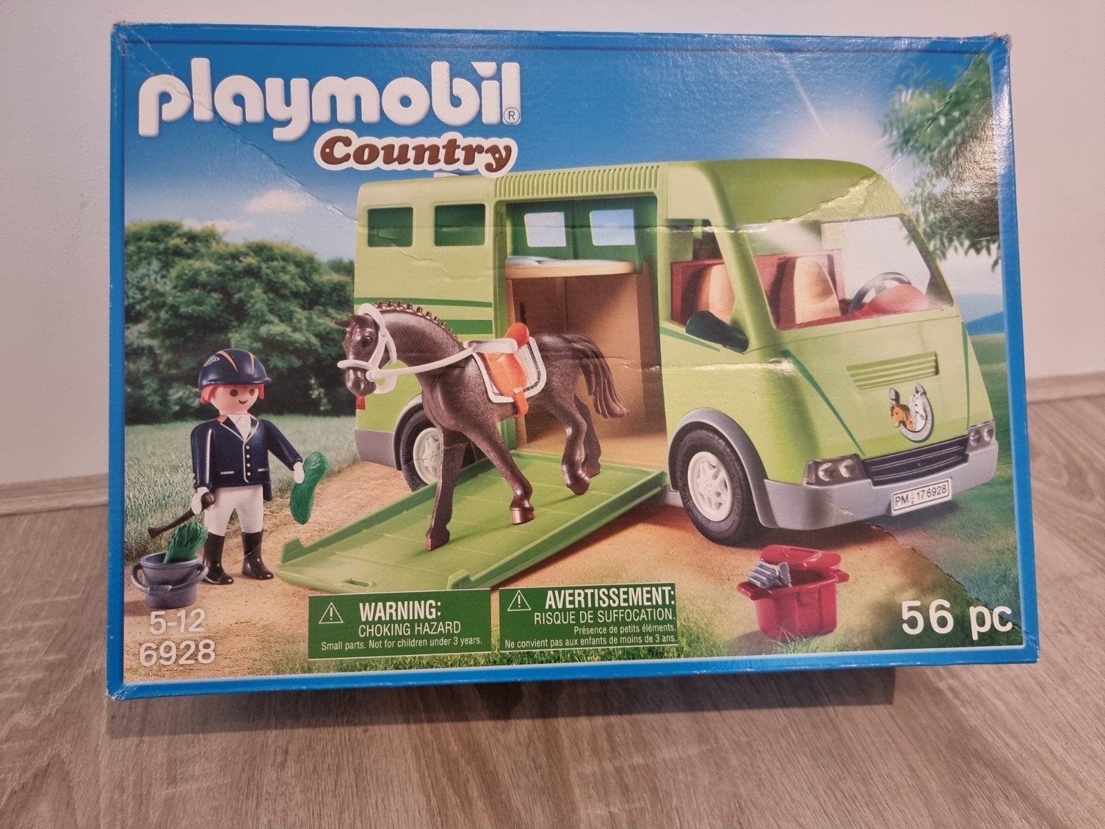 Playmobil Country 6928 Paardenvrachtwagen, Gebruikt, Complete set, Voertuig, Ophalen of Verzenden